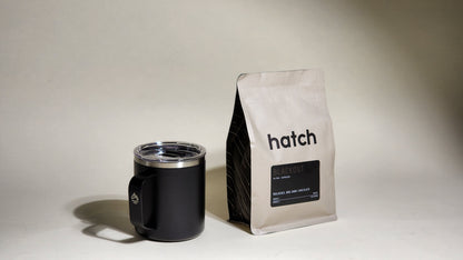 Hatch Coffee - Blackout: A bold blend for comforting days, offering classic flavors with a hint of something new. Crafted from Brazilian and Colombian beans, featuring tasting notes of molasses and 88% dark chocolate. Ideal for bold espresso and filter brewing. Explore our core coffee offerings: Supernova, Starlight, Gamma, and Blackout blends.