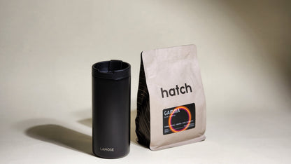 Hatch Coffee - Gamma: A tribute to Northern Italian espresso, balancing vibrant acidity with a chocolatey finish. Crafted from Guatemala and Ethiopia beans, with floral, citrus, caramel, and dark chocolate notes. Ideal for espresso brewing. Explore our core coffee offerings: Supernova, Starlight, Gamma, and Blackout blends.