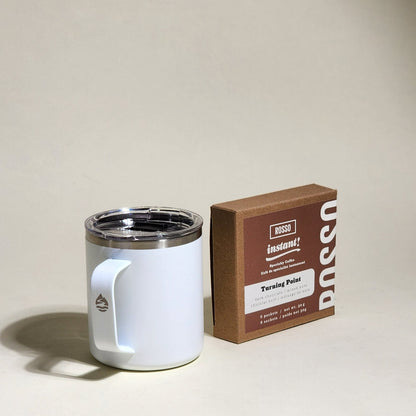 Rosso Coffee Roasters Turning Point Instant Coffee - Indulge in rich, smooth flavors anywhere. Our best-selling comfort blend now in convenient instant form. Shop now for a delightful coffee experience