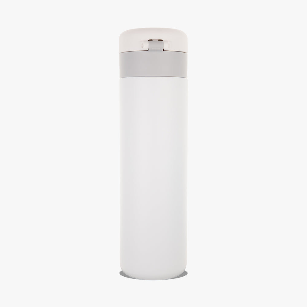 LAMOSE Emerald 16 oz Insulated Travel Tumbler - Keep your drinks at the perfect temperature on the go. #color_snow