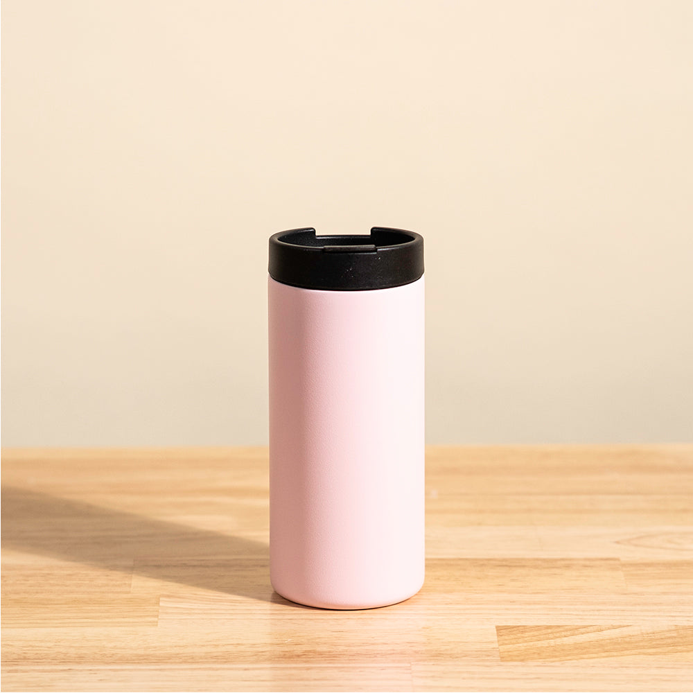 LAMOSE Grouse 12 oz Insulated Tumbler - Ideal for travel with leakproof design and superior temperature retention. #color_baby-pink