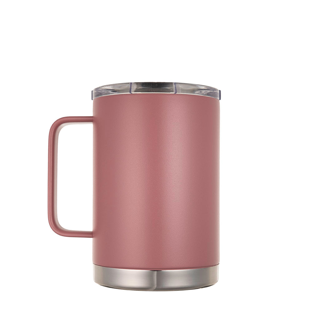 LAMOSE Hudson Pro Max 24 oz insulated mug with handle and leak-proof slider lid, ideal for hot and cold beverages. 