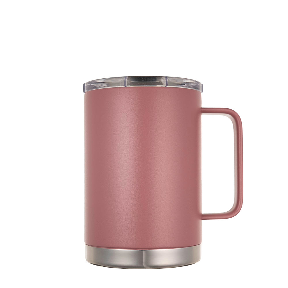 LAMOSE Hudson Pro Max 24 oz insulated mug with handle and leak-proof slider lid, ideal for hot and cold beverages.