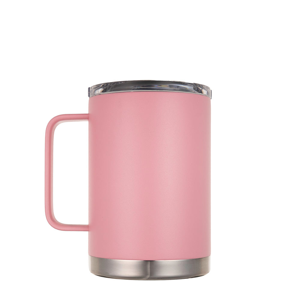 LAMOSE Hudson Pro Max 24 oz insulated mug with handle and leak-proof slider lid, ideal for hot and cold beverages. 