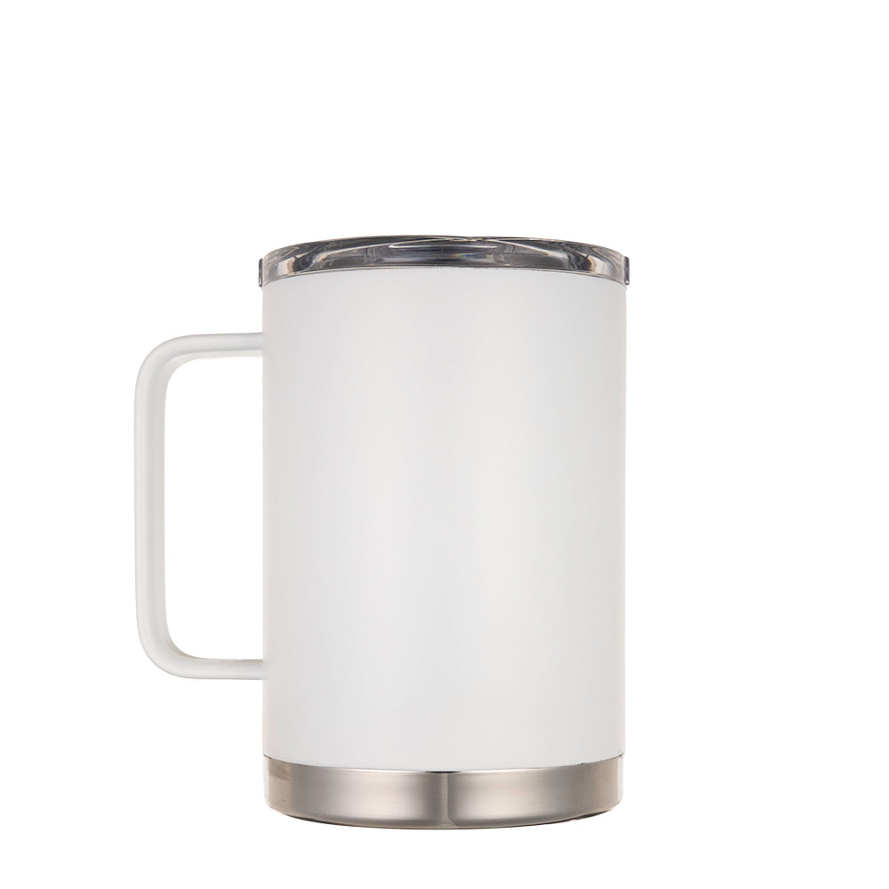 LAMOSE Hudson Pro Max 24 oz insulated mug with handle and leak-proof slider lid, ideal for hot and cold beverages.