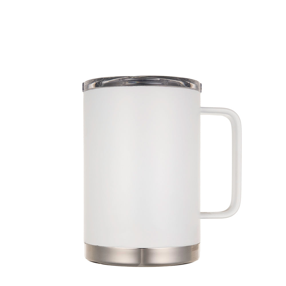 LAMOSE Hudson Pro Max 24 oz insulated mug with handle and leak-proof slider lid, ideal for hot and cold beverages.