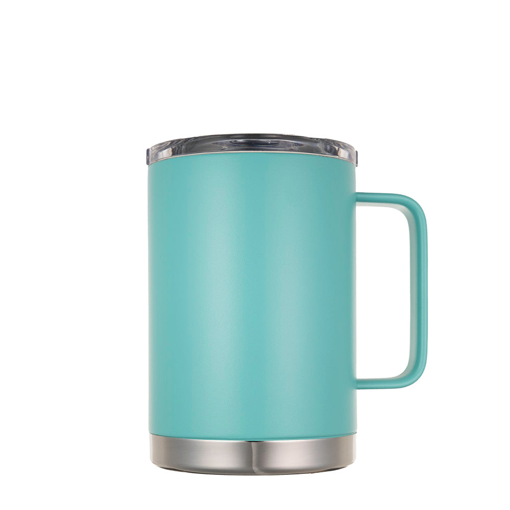 LAMOSE Hudson Pro Max 24 oz insulated mug with handle and leak-proof slider lid, ideal for hot and cold beverages.