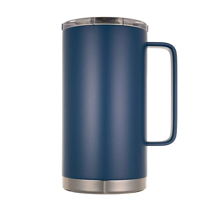   LAMOSE Hudson Pro Max 32 oz insulated mug with handle and leak-proof slider lid, ideal for hot and cold beverages.