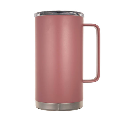   LAMOSE Hudson Pro Max 32 oz insulated mug with handle and leak-proof slider lid, ideal for hot and cold beverages.