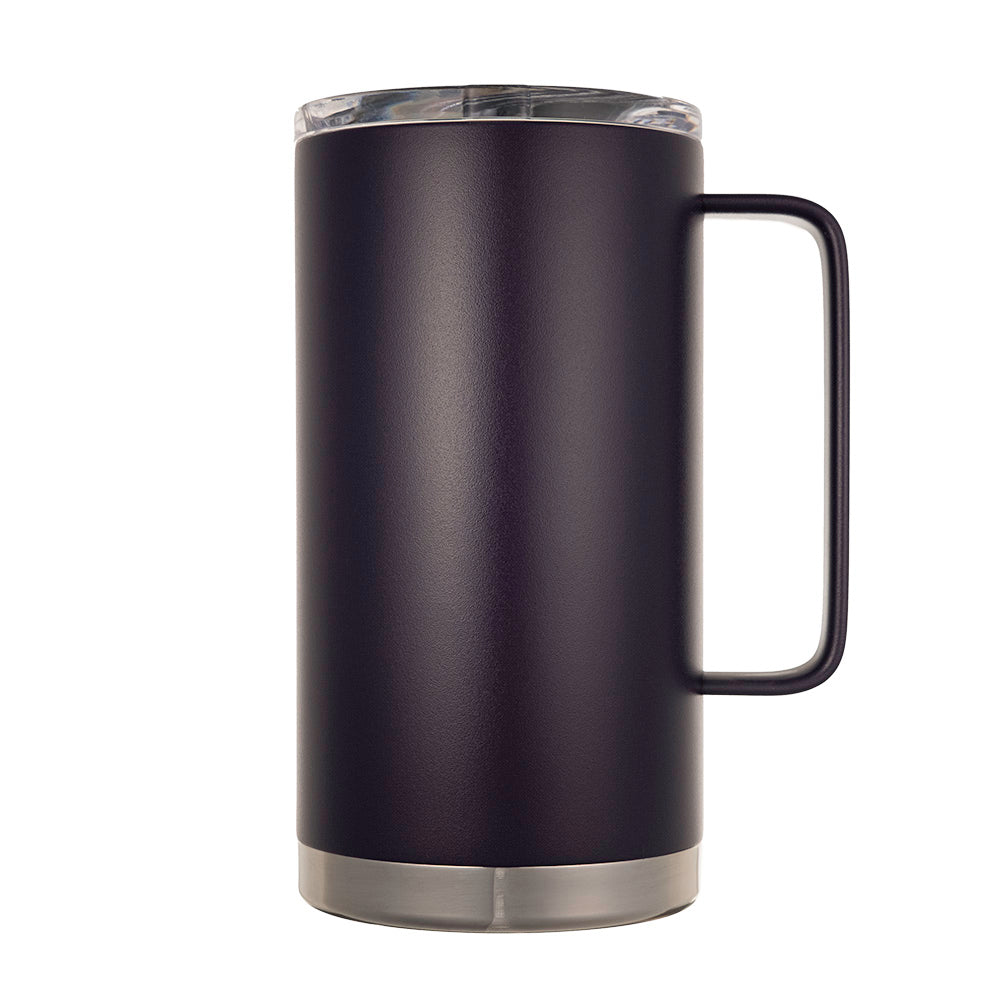   LAMOSE Hudson Pro Max 32 oz insulated mug with handle and leak-proof slider lid, ideal for hot and cold beverages. 