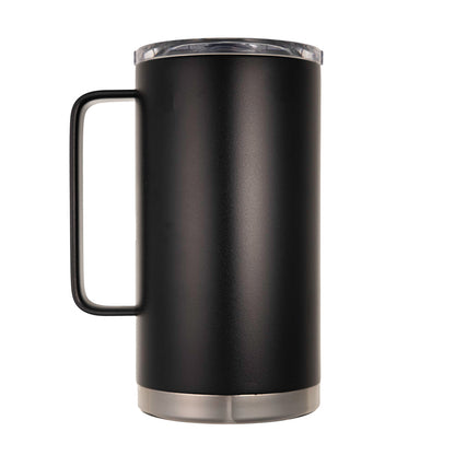   LAMOSE Hudson Pro Max 32 oz insulated mug with handle and leak-proof slider lid, ideal for hot and cold beverages. 