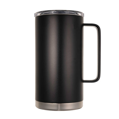   LAMOSE Hudson Pro Max 32 oz insulated mug with handle and leak-proof slider lid, ideal for hot and cold beverages. 