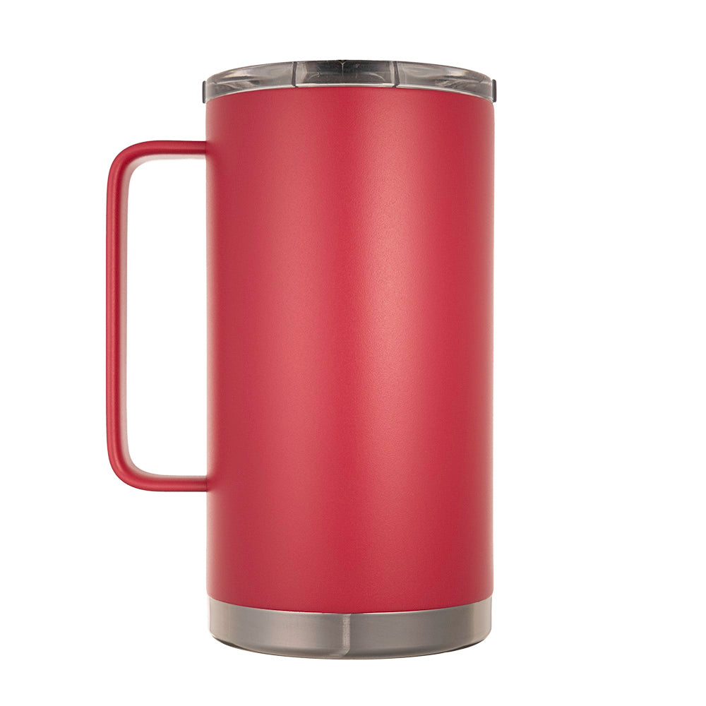   LAMOSE Hudson Pro Max 32 oz insulated mug with handle and leak-proof slider lid, ideal for hot and cold beverages.