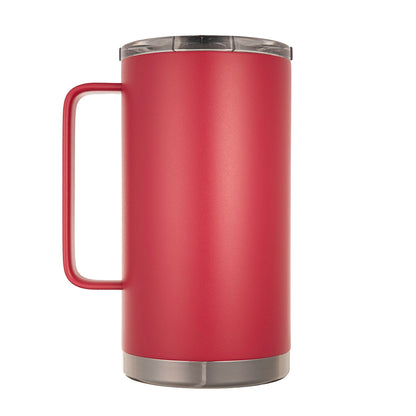   LAMOSE Hudson Pro Max 32 oz insulated mug with handle and leak-proof slider lid, ideal for hot and cold beverages. 