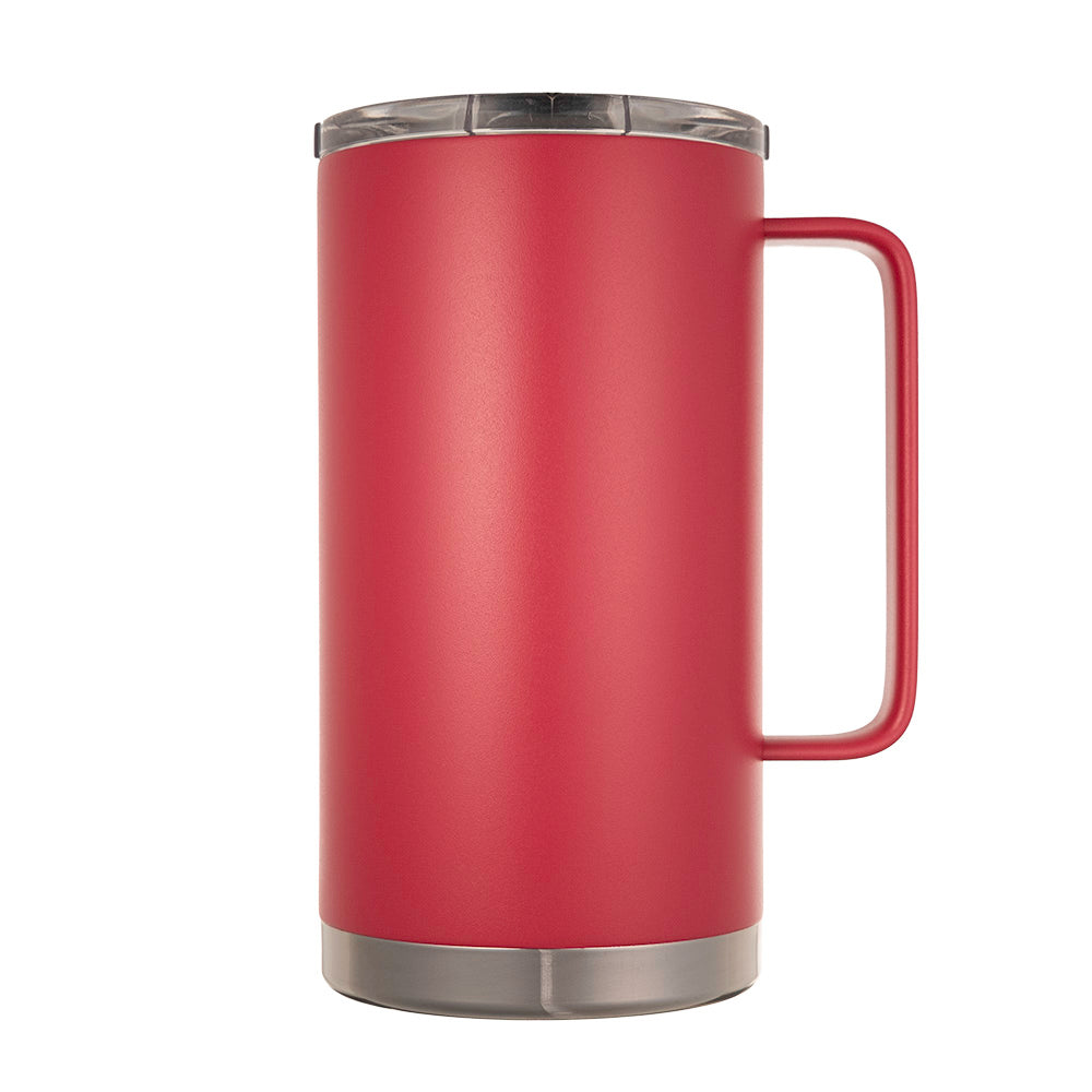   LAMOSE Hudson Pro Max 32 oz insulated mug with handle and leak-proof slider lid, ideal for hot and cold beverages. 