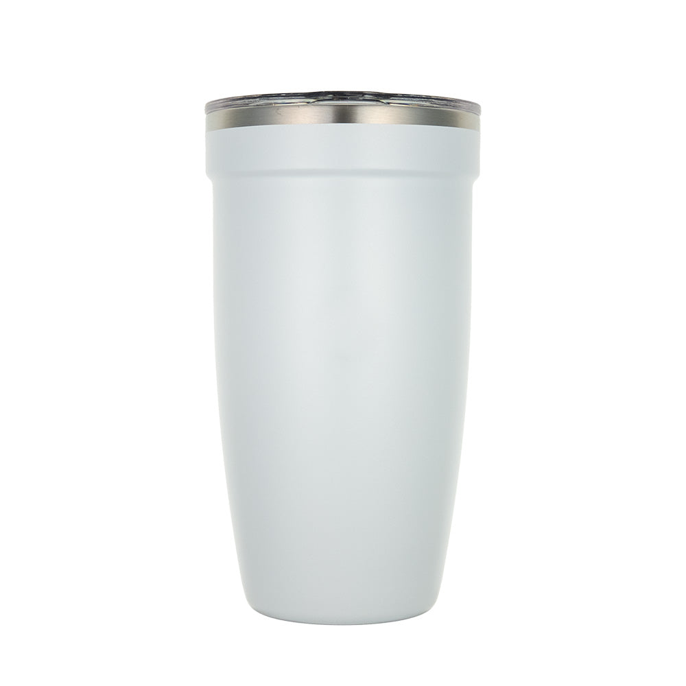LAMOSE Grouse 20 oz Quick-Open Flip Lid vacuum Insulated Tumbler - Keep your coffee hot and your grip secure for hours.